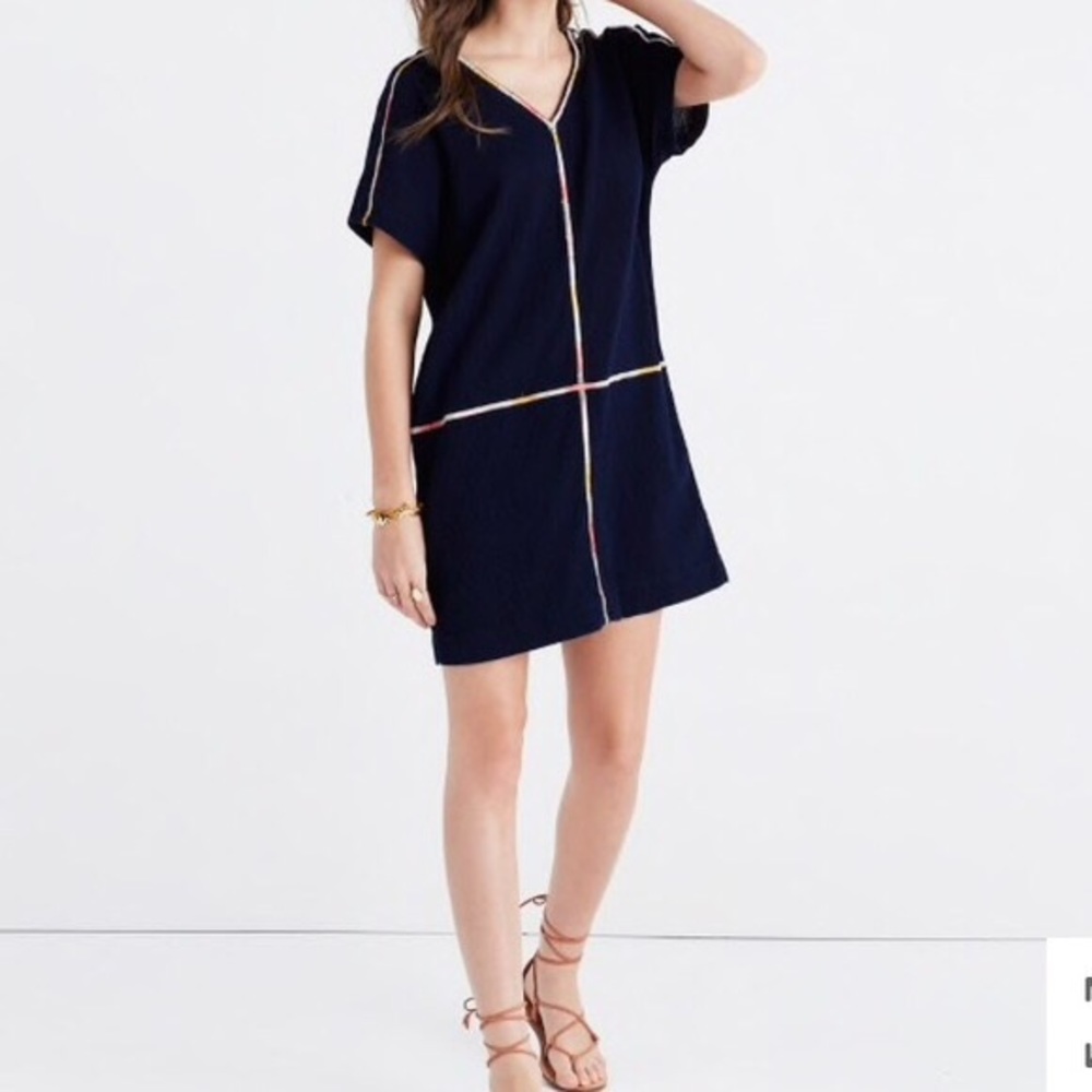 Madewell | Embroidered, v-neck summer dress